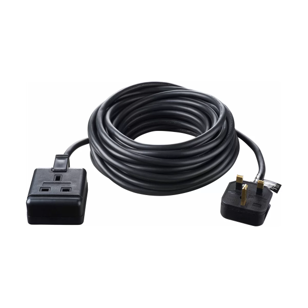 13A to 13A 1 Gang Extension Cable
