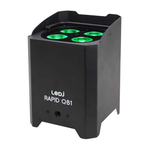 LEDJ Rapid QB1 RGBA IP Outdoor Battery Powered Uplighter