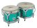 Latin Percussion LP Fibreglass Bongos Raul Rekow Custom Green Glitter M200F-KR