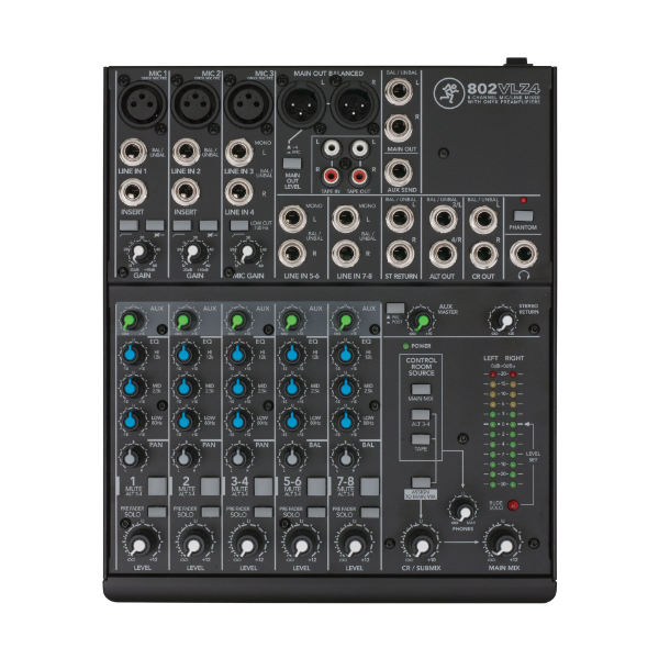 Mackie 802 VLZ4 8-CHANNEL ULTRA-COMPACT ANALOG MIXER