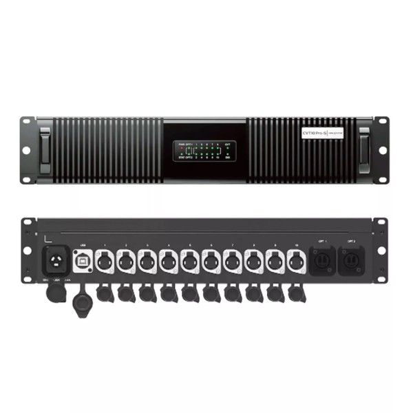 Novastar CVT10-M multi-mode LED Display Fiber Converter.10x Gigabit Ethernet ports.